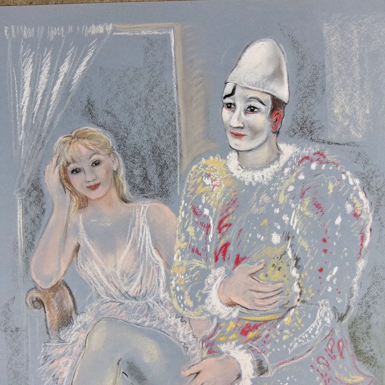 Dipinti: Simone Erni, Original-Pastell, 1999 – Usato da Basel venduto da Brocki-auf-dem-Wolf 2