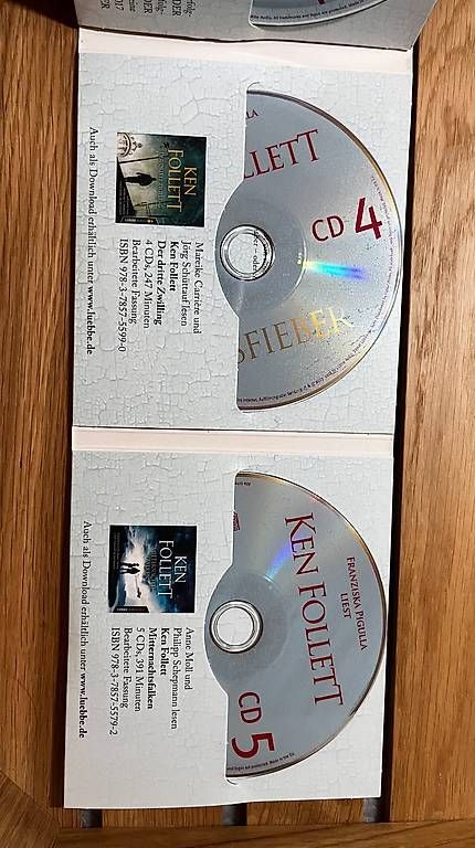 Audiolibri: Ken Follett: Eisfieber | 6 Audio-CDs Thriller – Usato da Aarau venduto da fij_wn2r 3