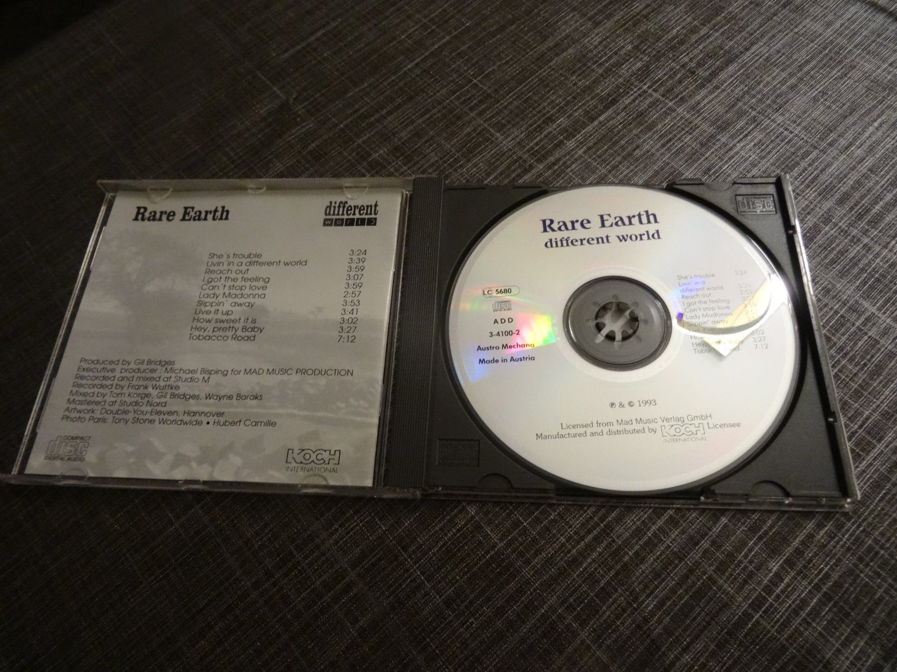 CD: Rare Earth - Different World CD – Usato da Olten venduto da Disc-Ausverkauf 1