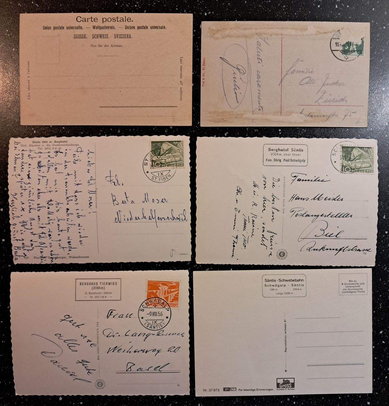 Cartes postales: 6 AK SäNTIS – D'occasion à Ponto Valentino par giorgia06 1