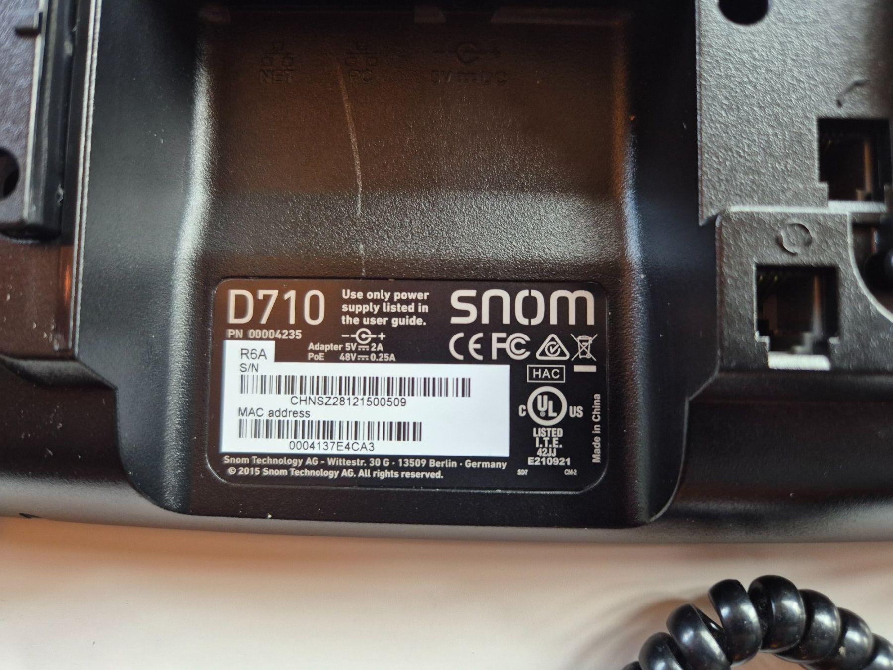Snom Telefoni: Snom D710 IP-Telefon – Usato da Hinwil venduto da gianna.fischer 4