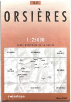 Swisstopo-Karte 1:25'000 1345 Orsières