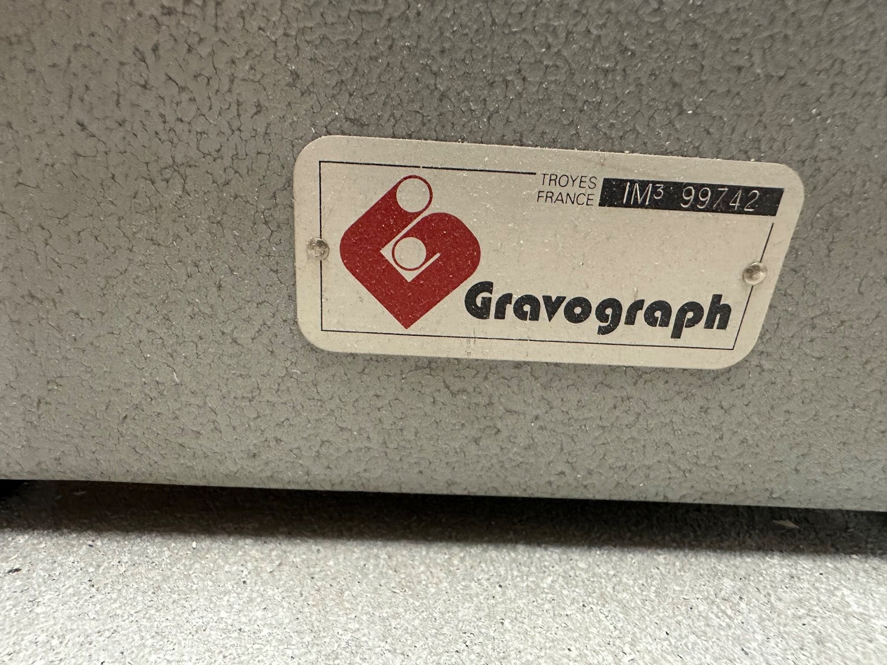 Tutte le macchine: Gravograph IM3 99742 Graviermaschine mit 4 Schriftsätzen – Usato da St. Gallen venduto da ungani 4