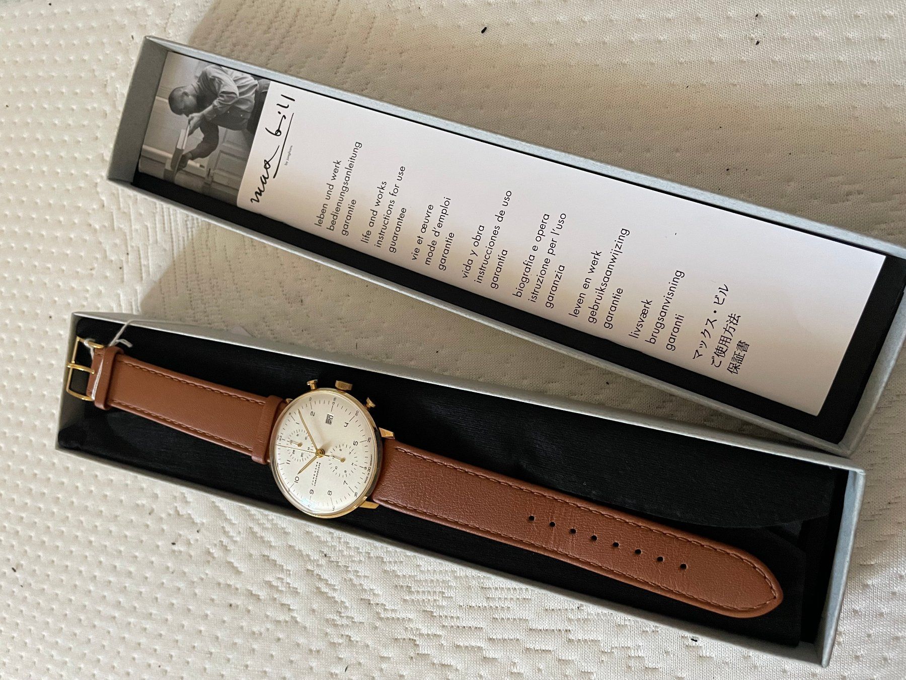 Junghans Uhren: JUNGHANS Max Bill Chronoscope, Ref. 027/7800.00. Ungetragen – Neu und originalverpackt aus Rodersdorf von luculus46 3