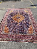 Perser Teppich, Orientteppich, blau/rot, Vintage