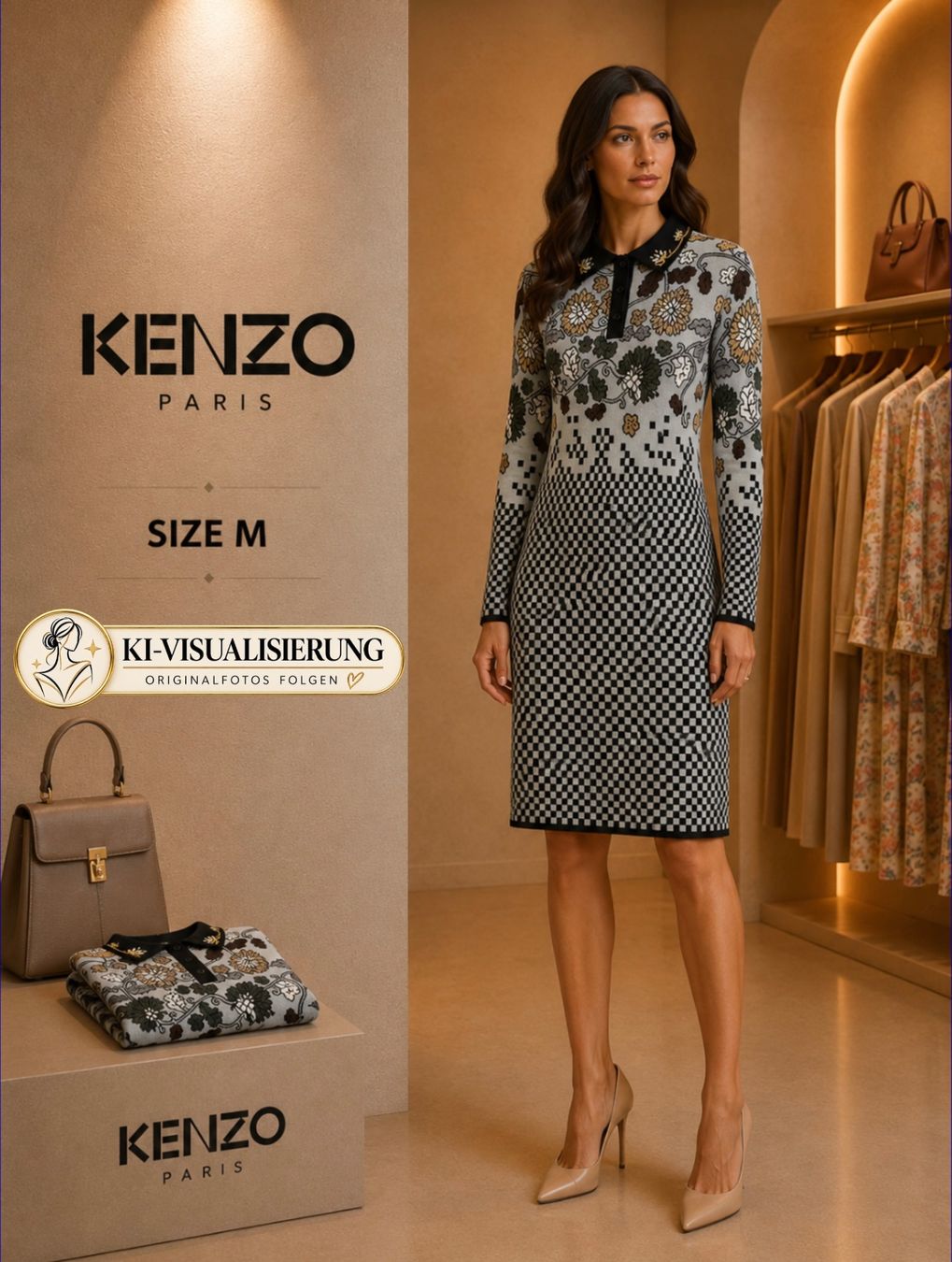 Kenzo Vestiti: Kleid KENZO mit Blumenmuster, Grösse M – Nuovo (secondo la descrizione) da Fällanden venduto da ekaterinatheissl