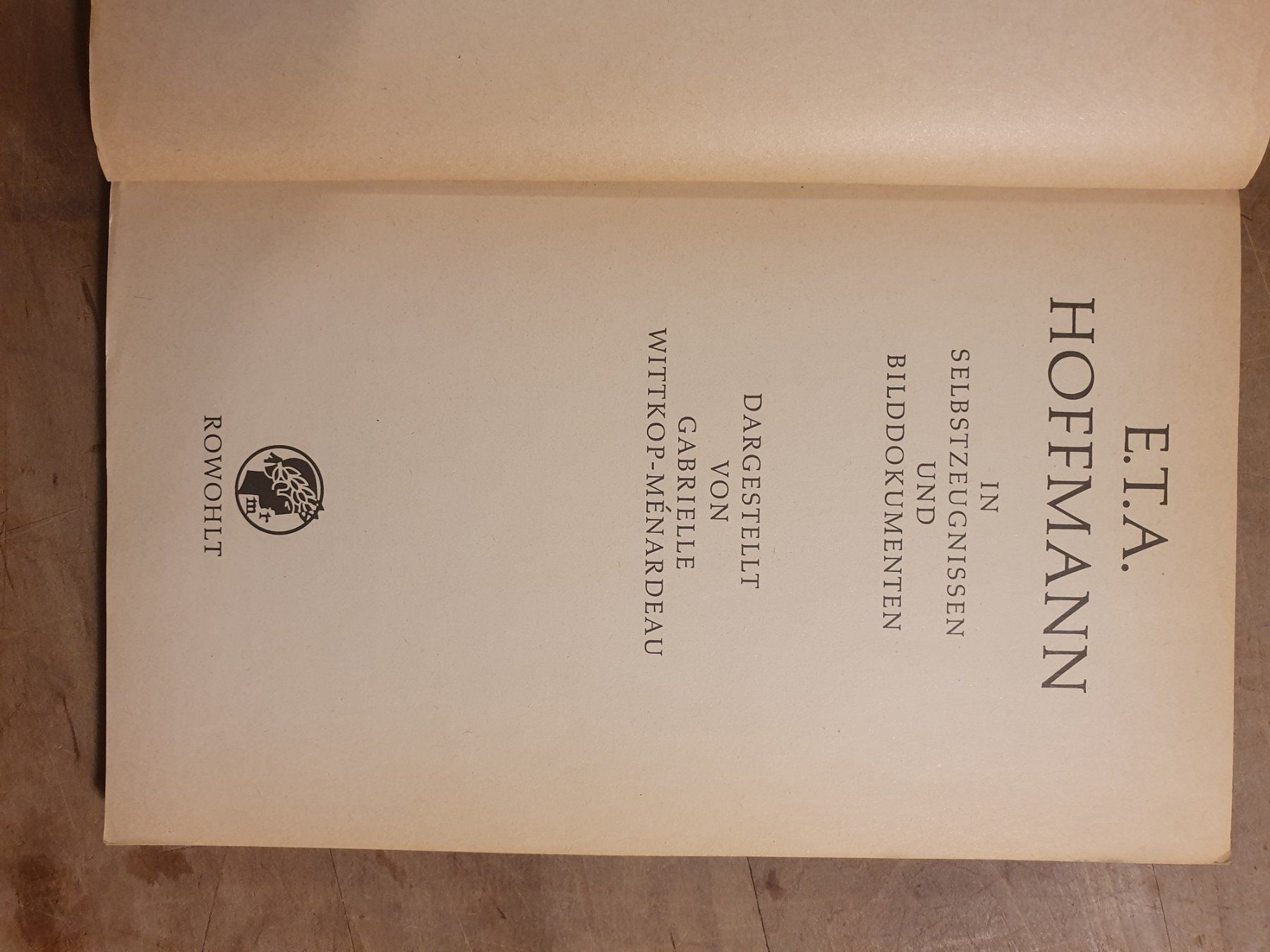 Libri: E.T.A Hoffmann Rowohlt – Usato da Zürich venduto da loosebone 1