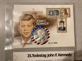 JOHN F. KENNEDY 25. TODESTAG, Fein-Silber , 999, 30 GRAMM