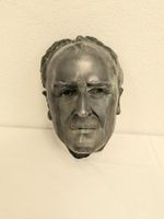 Büste Bronze Skulptur - Flachsmann 42 signiert