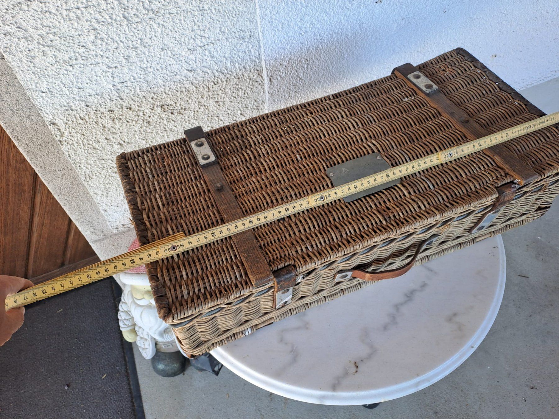 Valigie: Weide Korb/Koffer vintage 65cm – Usato da Eglisau venduto da Flupi8 1