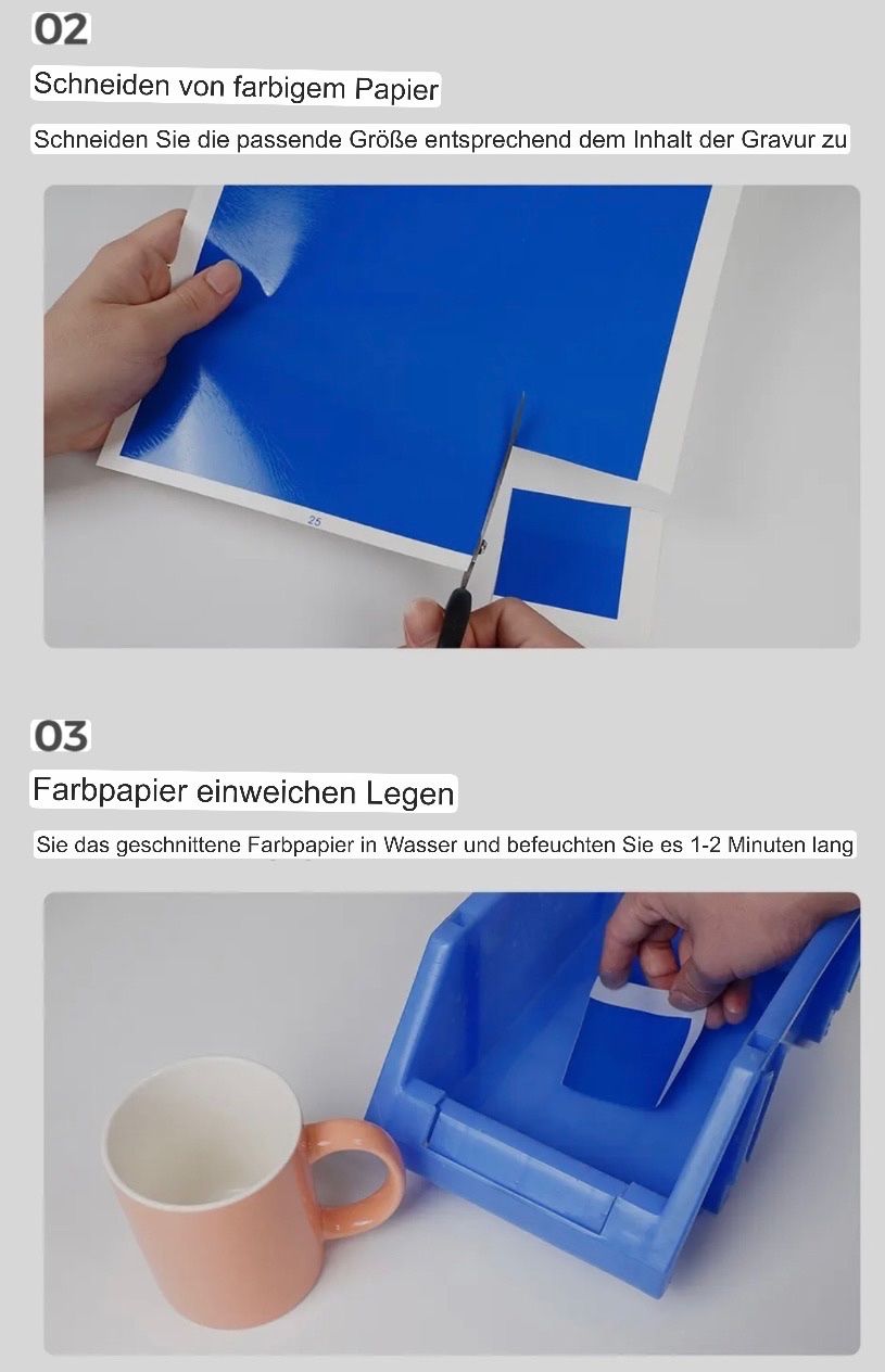 Papier: Laserpapier (Blue) – Neuf (Voir description) à Zug par OrturMullerMac 3