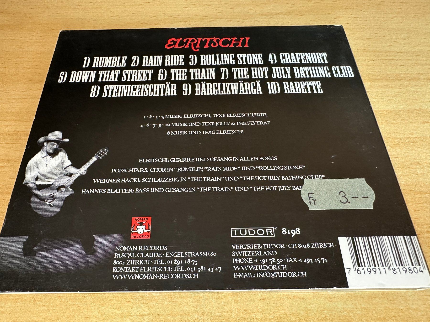 CD: Elritschi – Elritschi – Usato da Rikon im Tösstal venduto da Alpenmutz 1