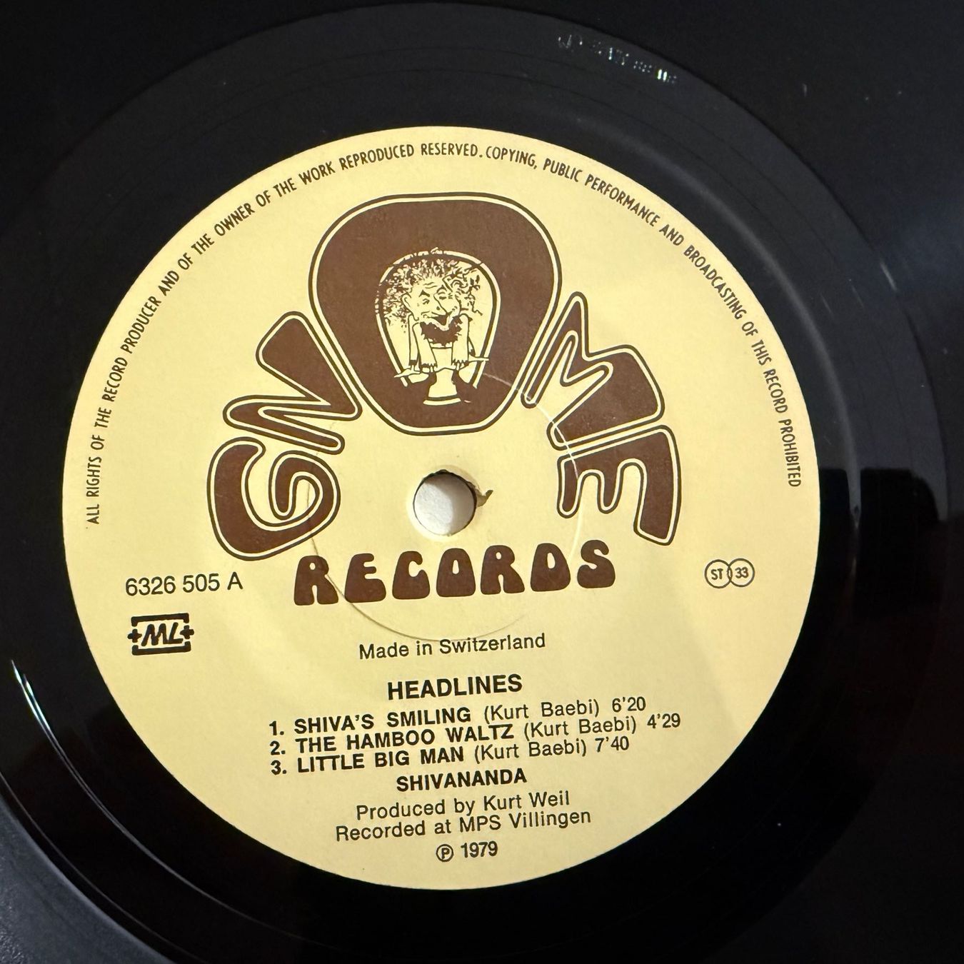 Dischi in vinile: SHIVANANDA - HEADLINES – Usato da Zürich venduto da fehlton 3