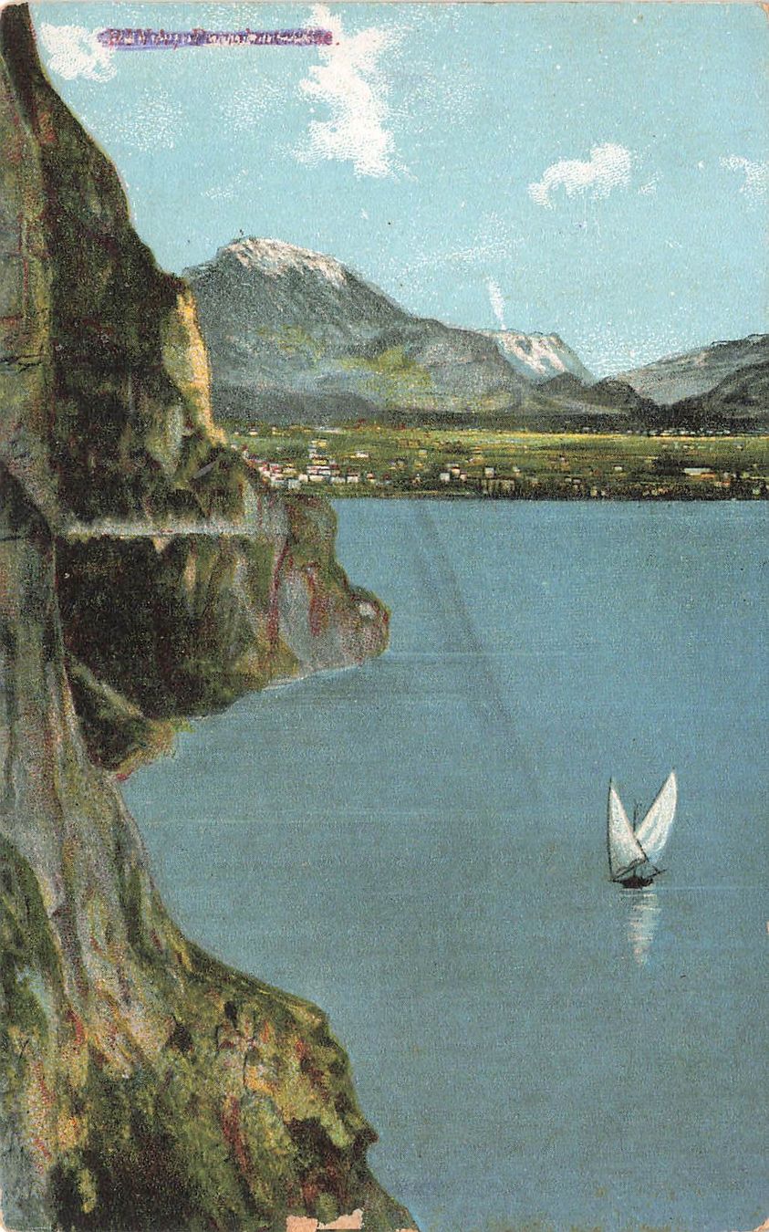 Cartoline postali: Vitznau Rigi Seeblick  LU – Usato da Biasca venduto da Blenio71