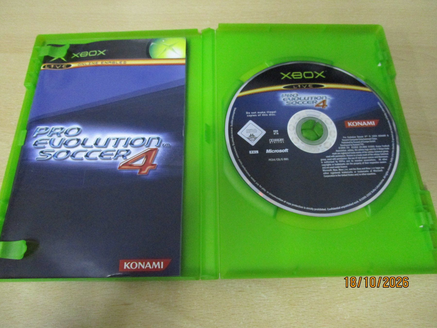 Microsoft Giochi: Pro Evolution Soccer 4 Microsoft Xbox XBOX – Usato da Goldau venduto da agestuffer 2