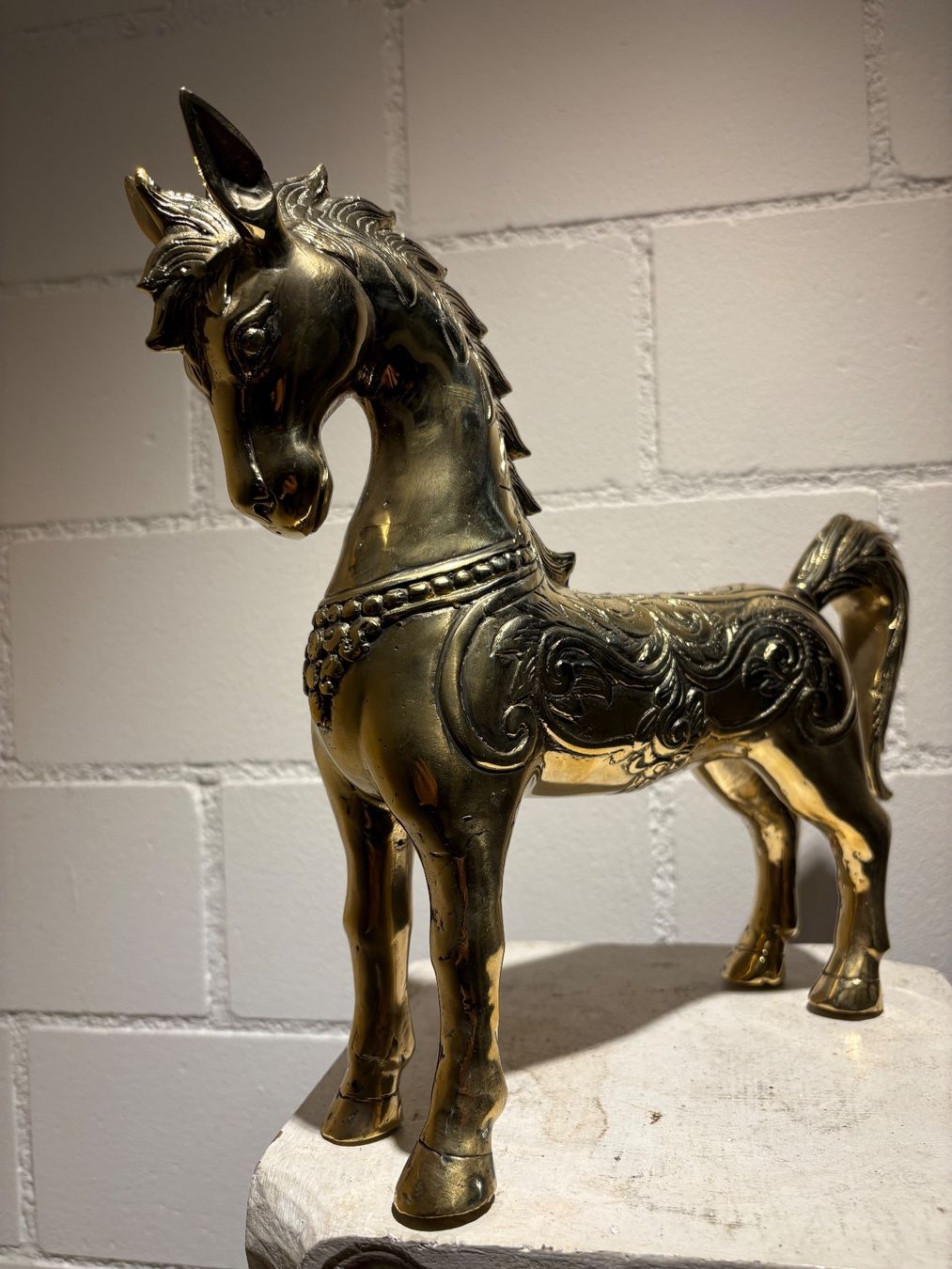 Skulpturen & Statuen: Pferd Messing 28 x 32 cm / 1.7 kg – Gebraucht aus Lenggenwil von Unique_ 3