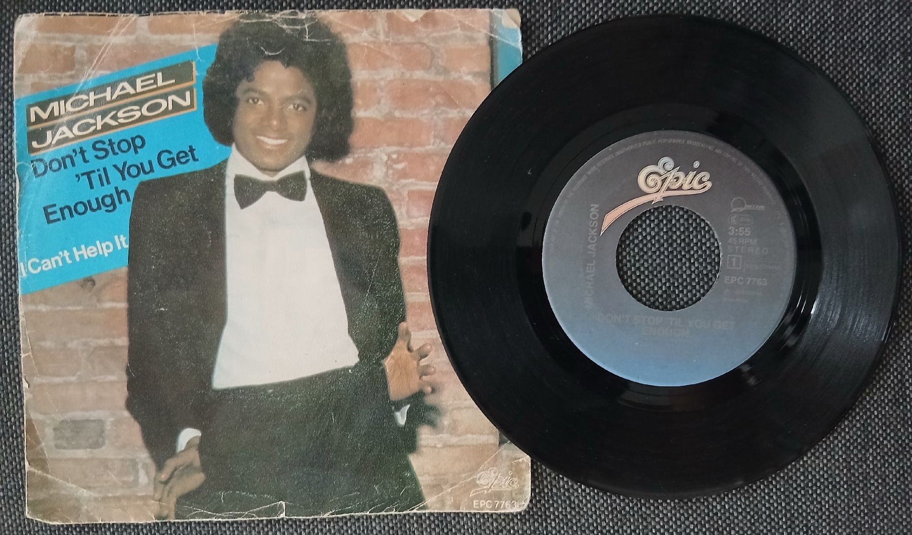 Dischi in vinile: Michael Jackson Don't Stop 'Til You Get Enough 7" Single – Usato da Watt venduto da Tomaf
