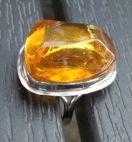 ♥ MASSIV / DOMINIKANISCHER BERNSTEIN RING / GROSSE 55,5 ♥