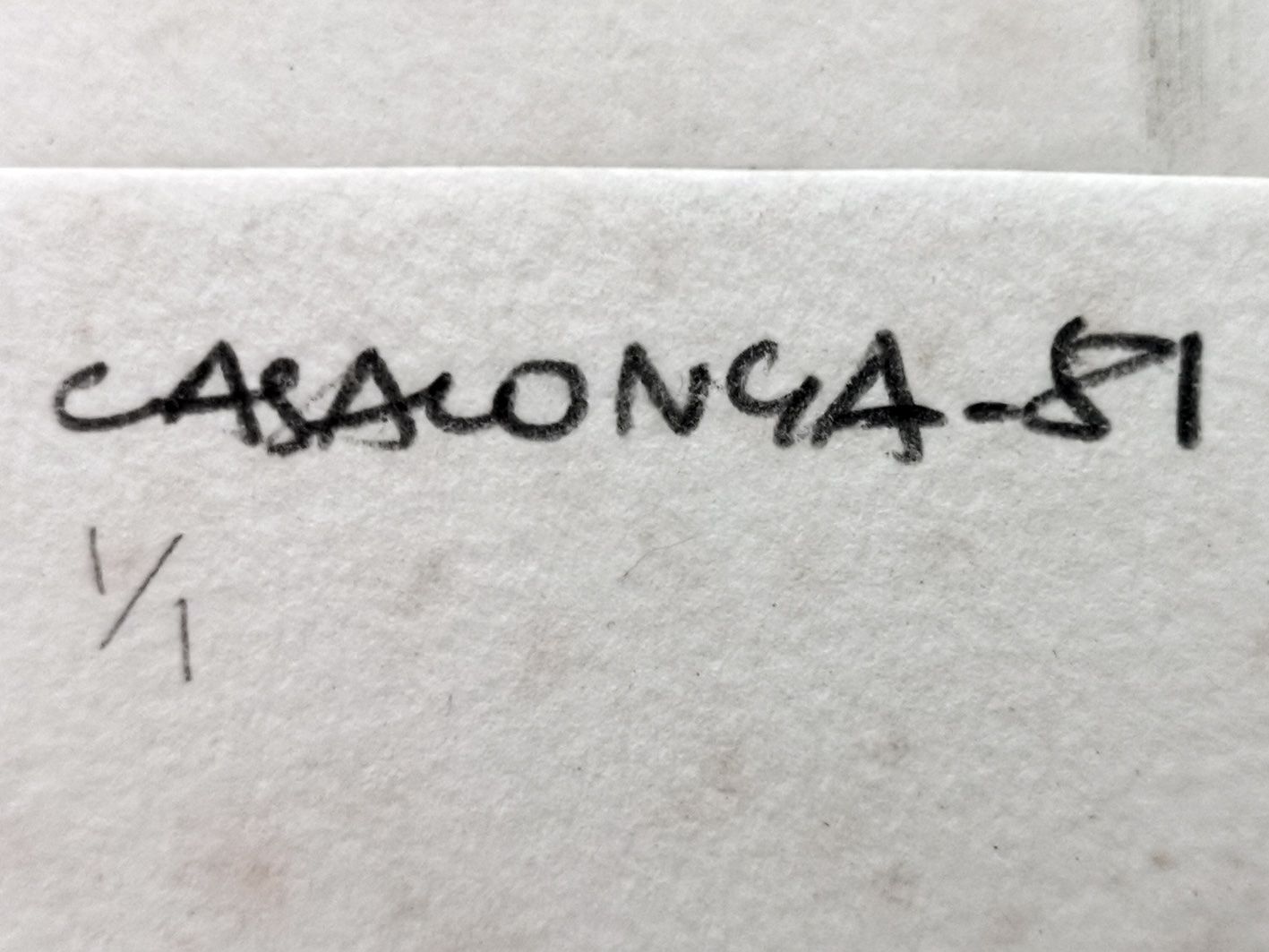 Incisioni: Gravure sur papier cuve signée Casalonga – Usato da La Chaux-du-Milieu venduto da Jbv 1