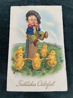 Osterkarte Junge Bibeli Küken 1929