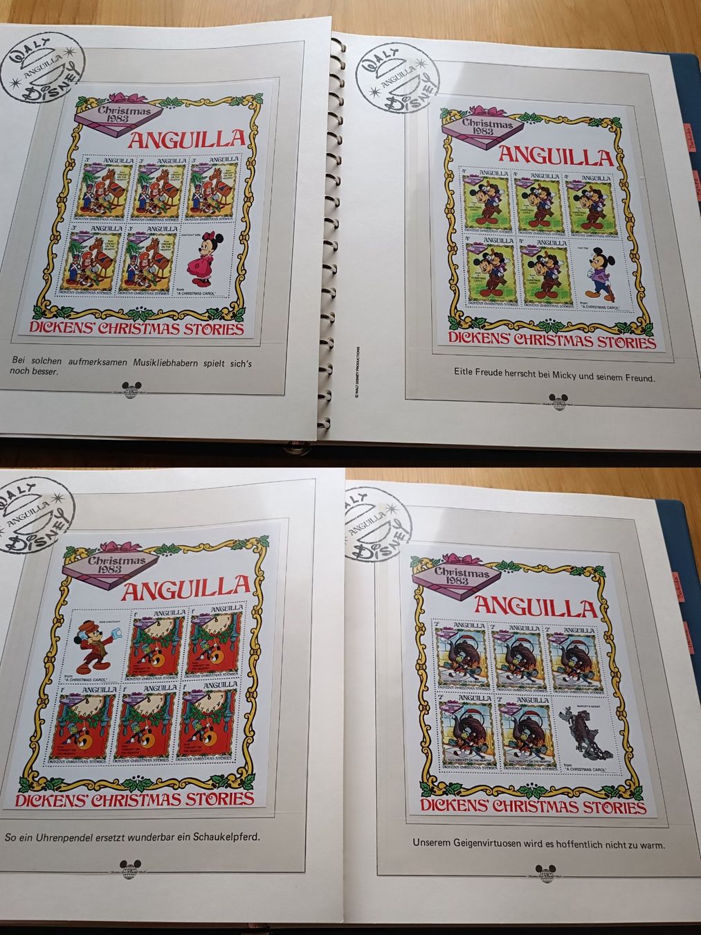 Lindner Album: Disney Briefmarken Album Anguilla – Usato da Otelfingen venduto da patida 6