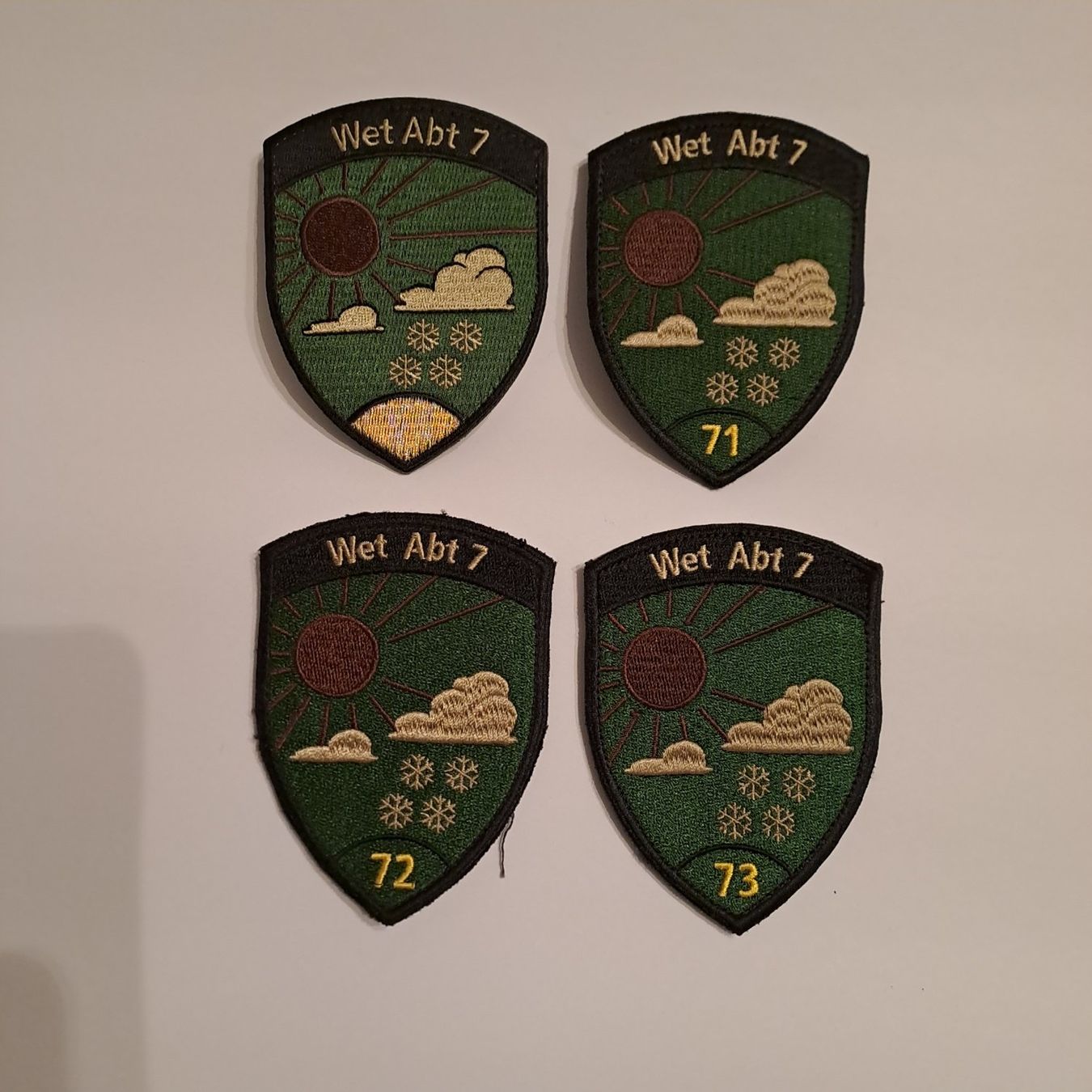 Schweizer Armee Plaketten & Abzeichen: Wet Abt 7 – Neu (gemäss Beschreibung) aus Gipf-Oberfrick von Mig_29
