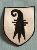 Vintage Badge Wappen Kanton Basel Stadt ST. GALLER STICKEREI