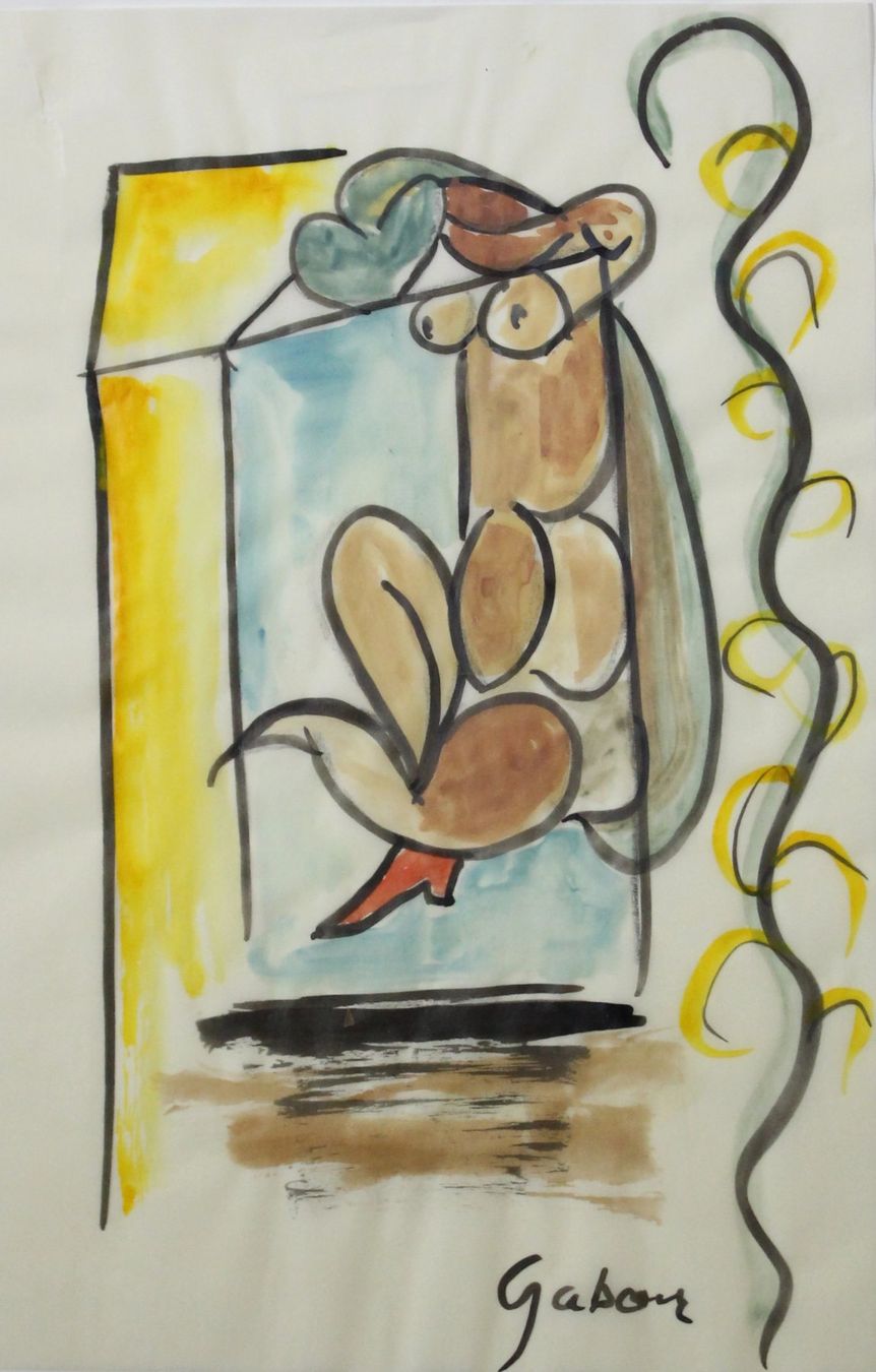Dipinti: Abstrakte Aquarell Künstlername Gabor – Usato da Bruettisellen venduto da Collector_Store 2