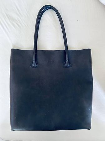 DECADENT Shopper dunkelblau Leder  neuwertig
