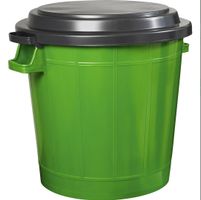 tonneau universel vert avec couvercle en plastique 70 Litres