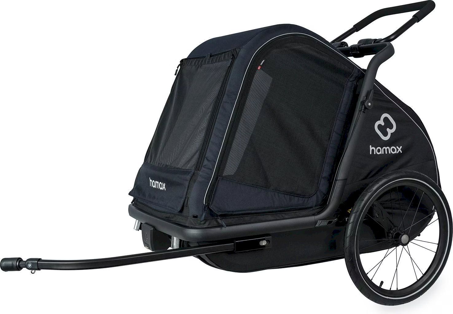 Rimorchi per biciclette: Hamax Pluto L Hundeanhänger blau/schwarz – Nuovo e nell'imballaggio originale da Bottighofen venduto da zaap 1