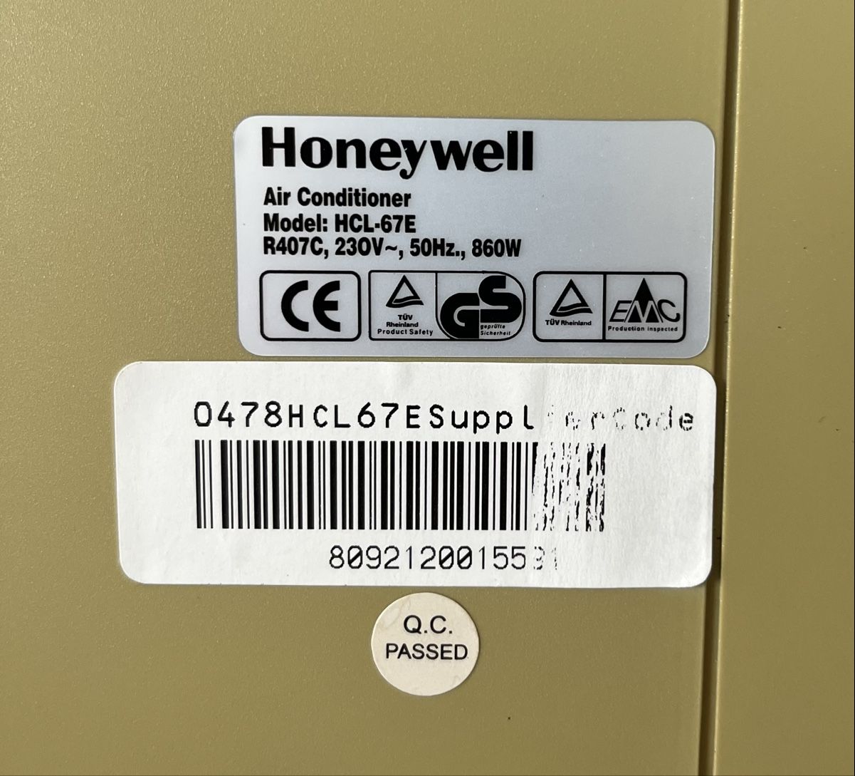Honeywell Klimageräte: Mobiles Klimagerät – Gebraucht aus Herdern von AMR99 6