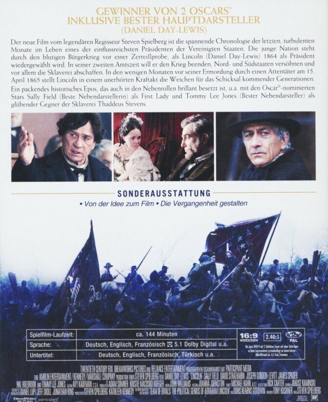 Alle DVDs: Lincoln (2012) DVD – Neu (gemäss Beschreibung) aus Muttenz von Gepard23 1