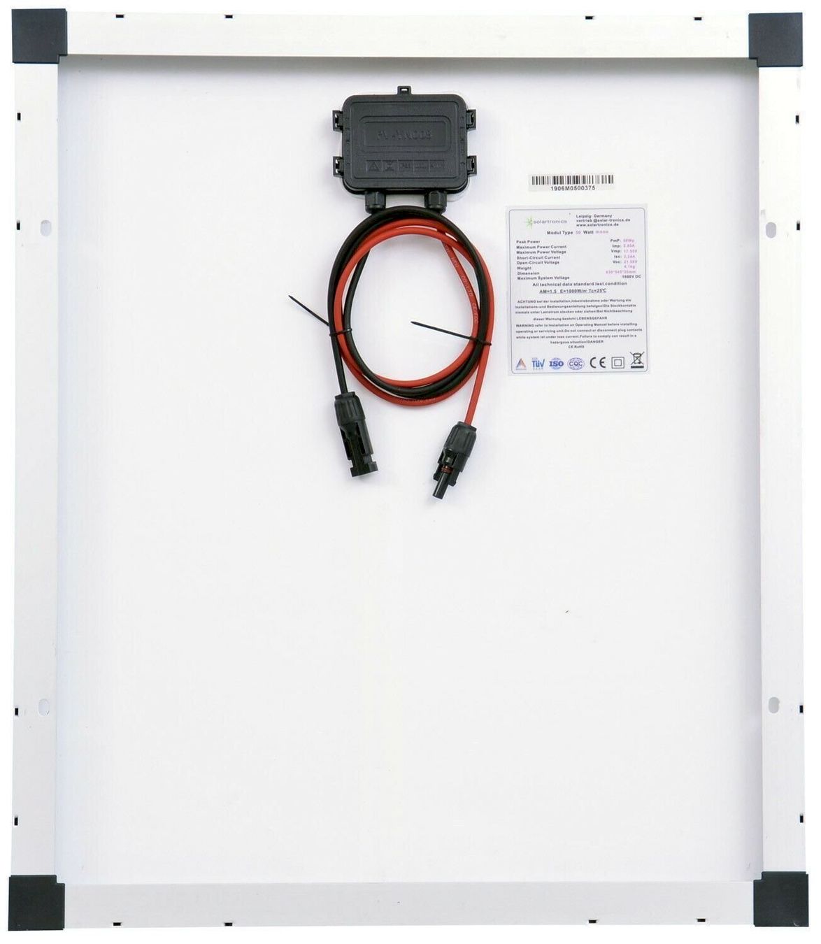 Solargeräte und Solarprodukte: Solartronics 50W 12V Mono Solar Set – Neu und originalverpackt aus Bottighofen von zaap 2