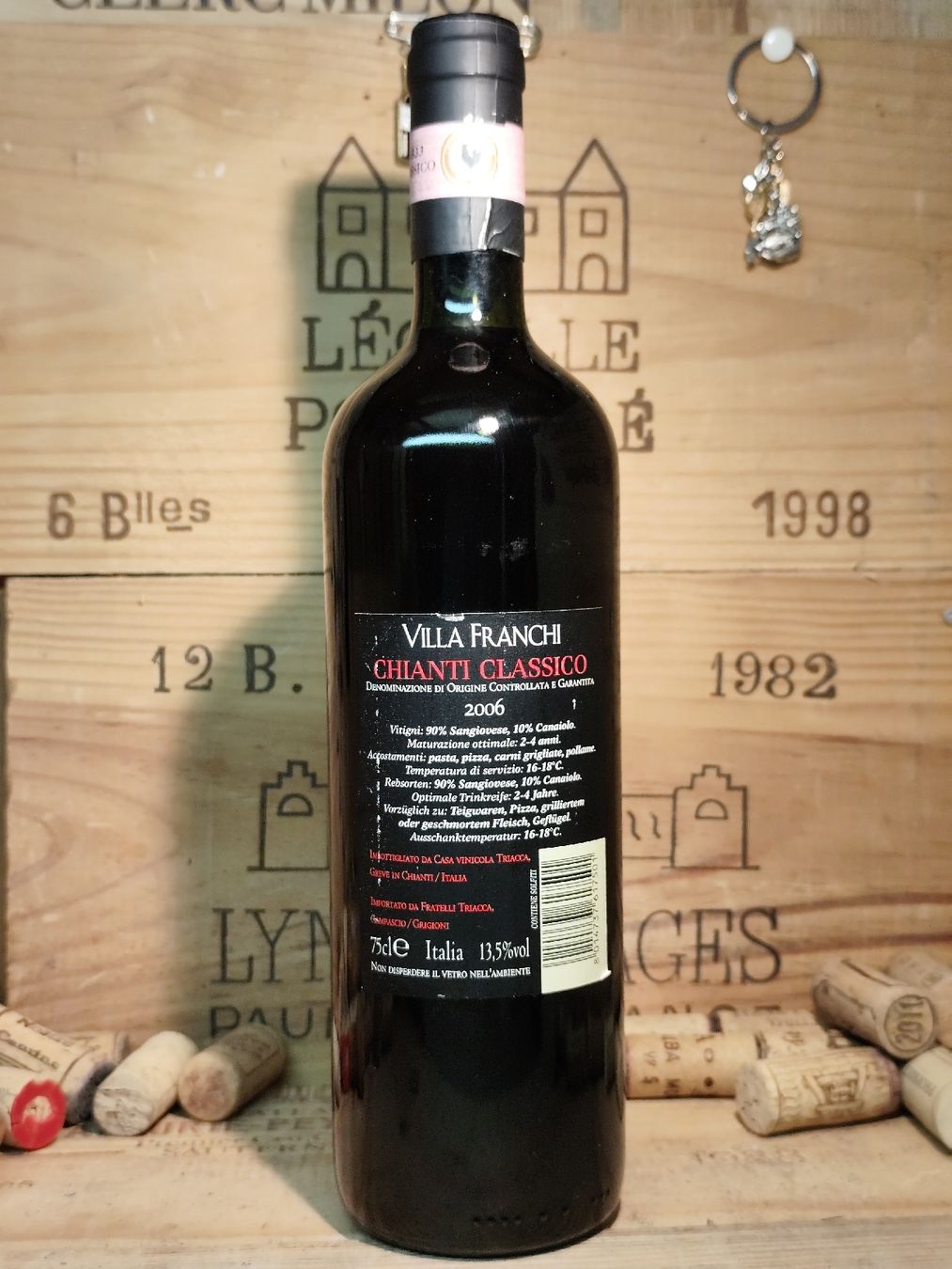 Vino: 2006 Chianti Classico Villa Franchi – Nuovo (secondo la descrizione) da Büsserach venduto da Vintage-vins 1
