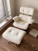 Fauteuil lounge et repose-pieds (Ottoman)