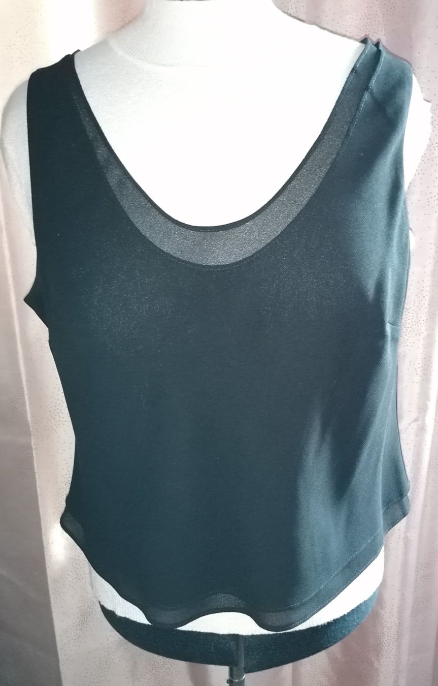 Top: Retro transparentes Top doppellagig – Usato da Corcelles-près-Payerne venduto da RxOne_Krs
