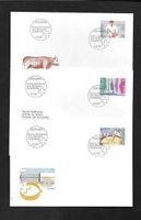 3 FDC 750-752 Serie Einzelmarken ET 4.9.1987