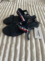 TOMMY HILFIGER LEDERSANDALEN NEU GR 37