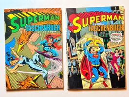 Superman Taschenbücher Nr. 25 + 26, 1.Auflage mit Sammelmark