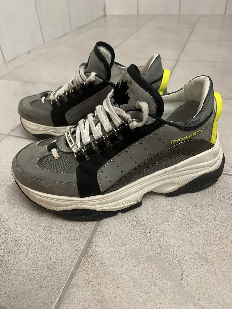 Scarpe da uomo: DSQUARED2 Bumpy 551 grey sneakers – Usato da Arbon venduto da ale_k5p2 1