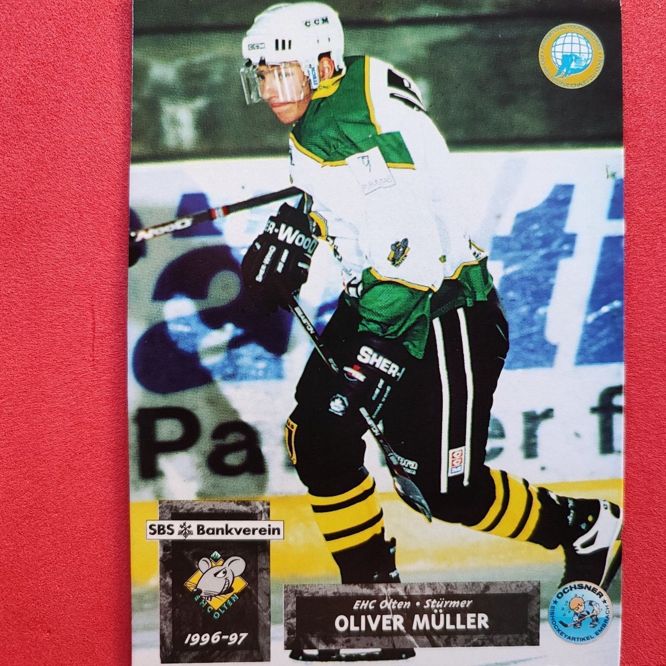 Carte collezionabili: Oliver Müller - EHC OLTEN - 1996/97 – Usato da Dübendorf venduto da kb86_MOVIE