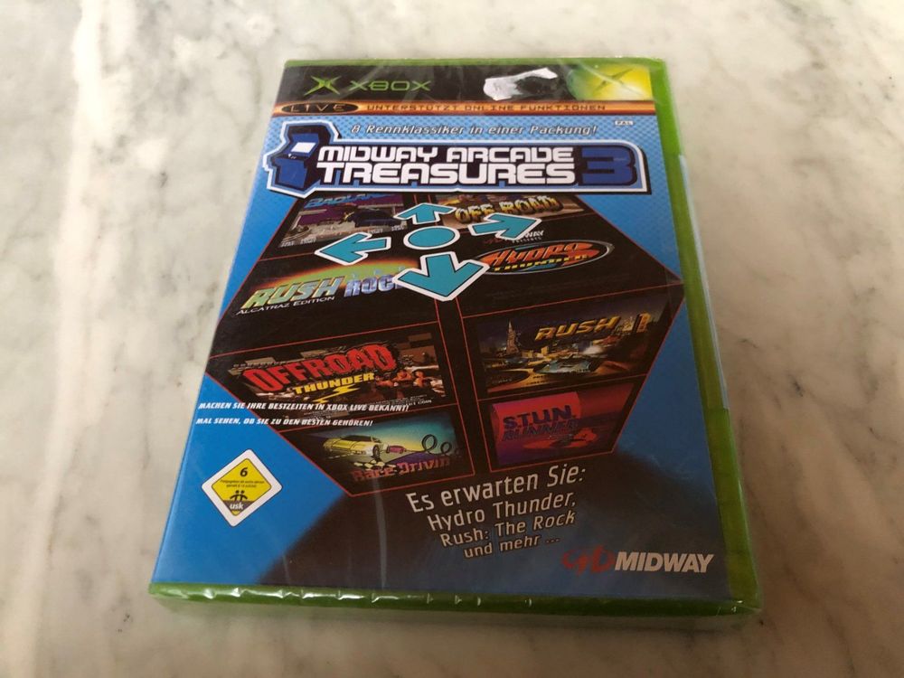 Jeu Xbox - Midway Arcade Treasures 3 - Version PAL - CD Seul En Bon état