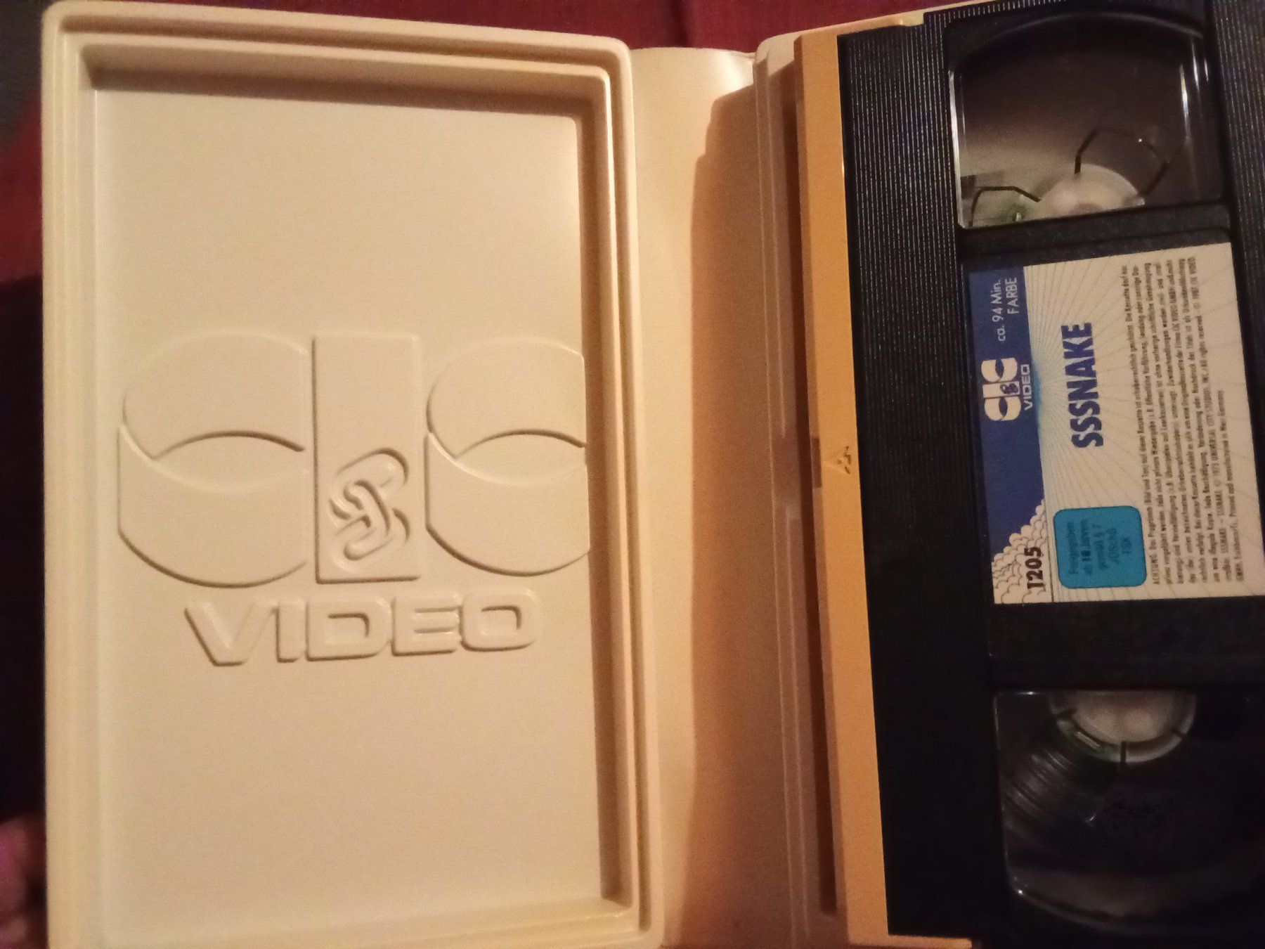 Tutti i VHS: Sssnake (USA 1973) CIC Video VHS 1205 – Usato da Remetschwil venduto da Hofiii 5