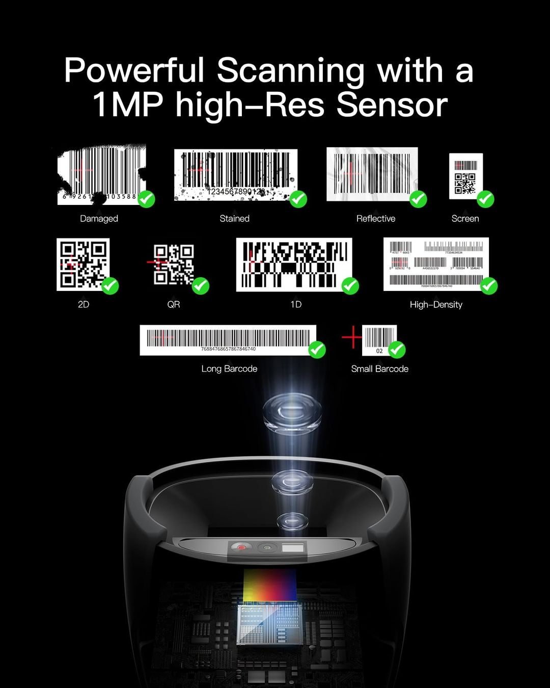 Scanneurs: Bluetooth 2D/1D QR Barcode-Scanner mit 2 Wechselakkus – Neuf avec emballage d'origine à Suhr par SchnapperCH 7