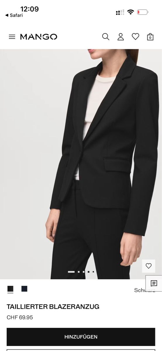 Mango Vestes: Elegant Mango Black Blazer - S – Neuf (Voir description) à Zürich par car_tvl7 3