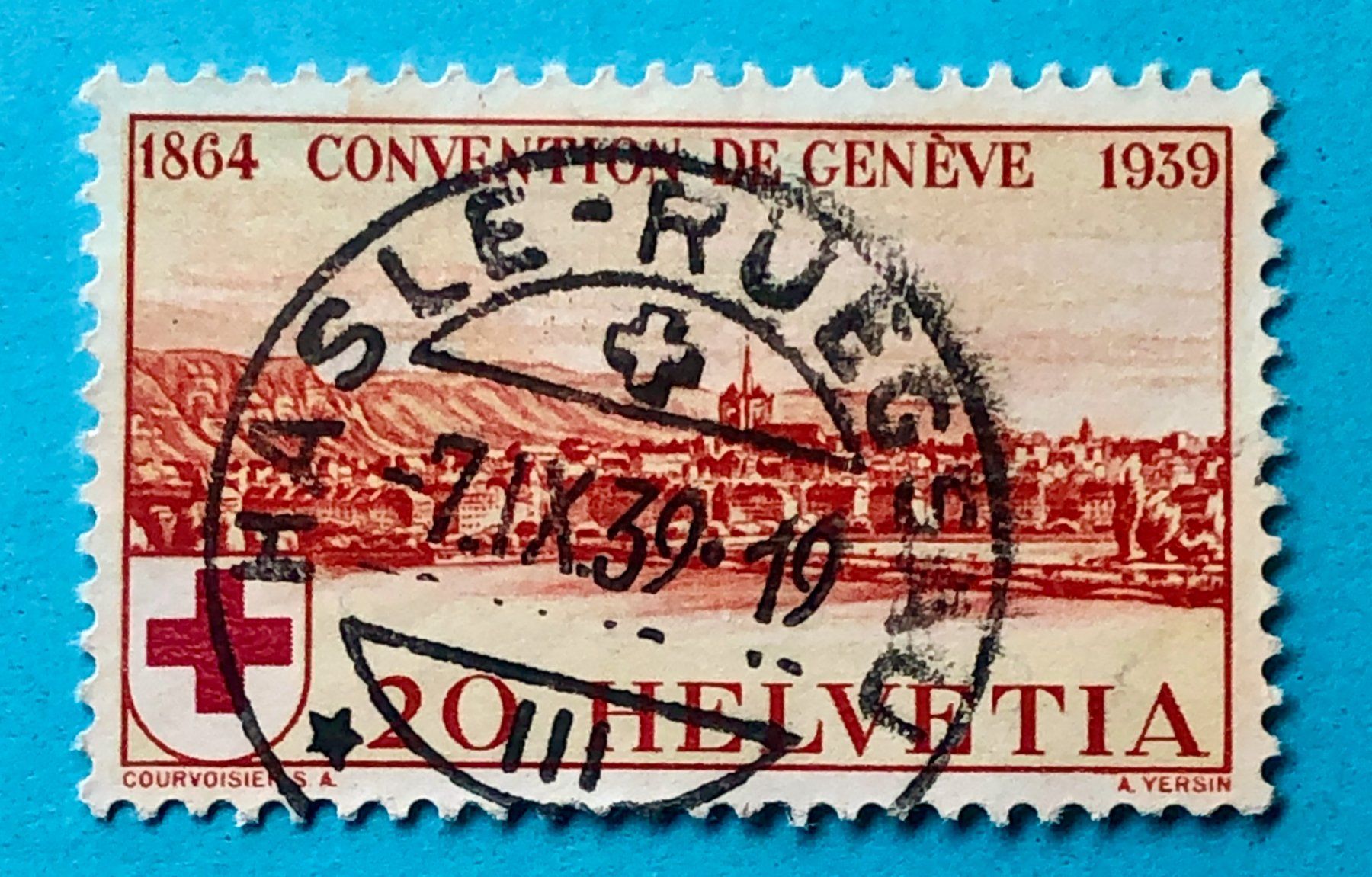 Tutti i francobolli:  Nr.240 Stempelt  Hasle Rüegsau   – Usato da Aarau venduto da Billa007