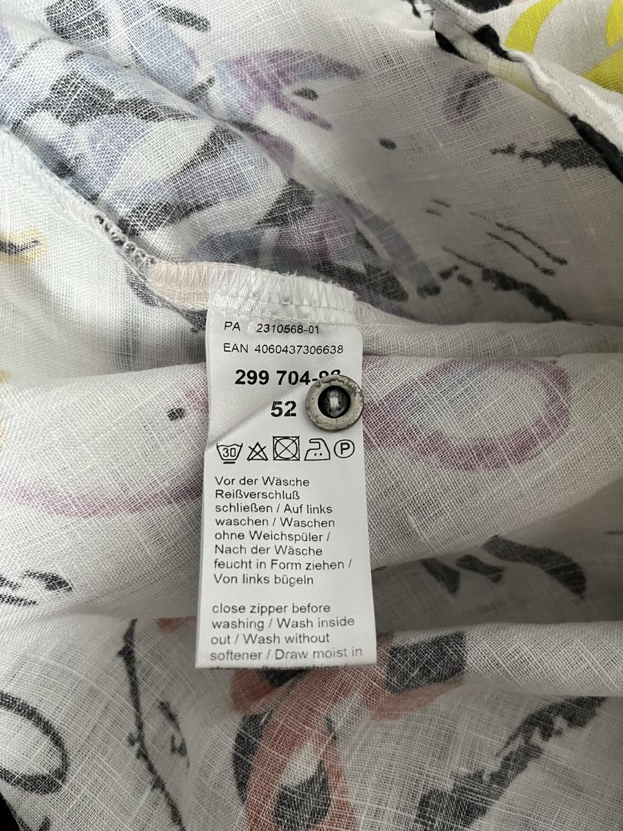 Blusen: Sommerliche Leinenbluse mit tollem Muster, Grösse 52 – Neu (gemäss Beschreibung) aus Eglisau von regulmei 4