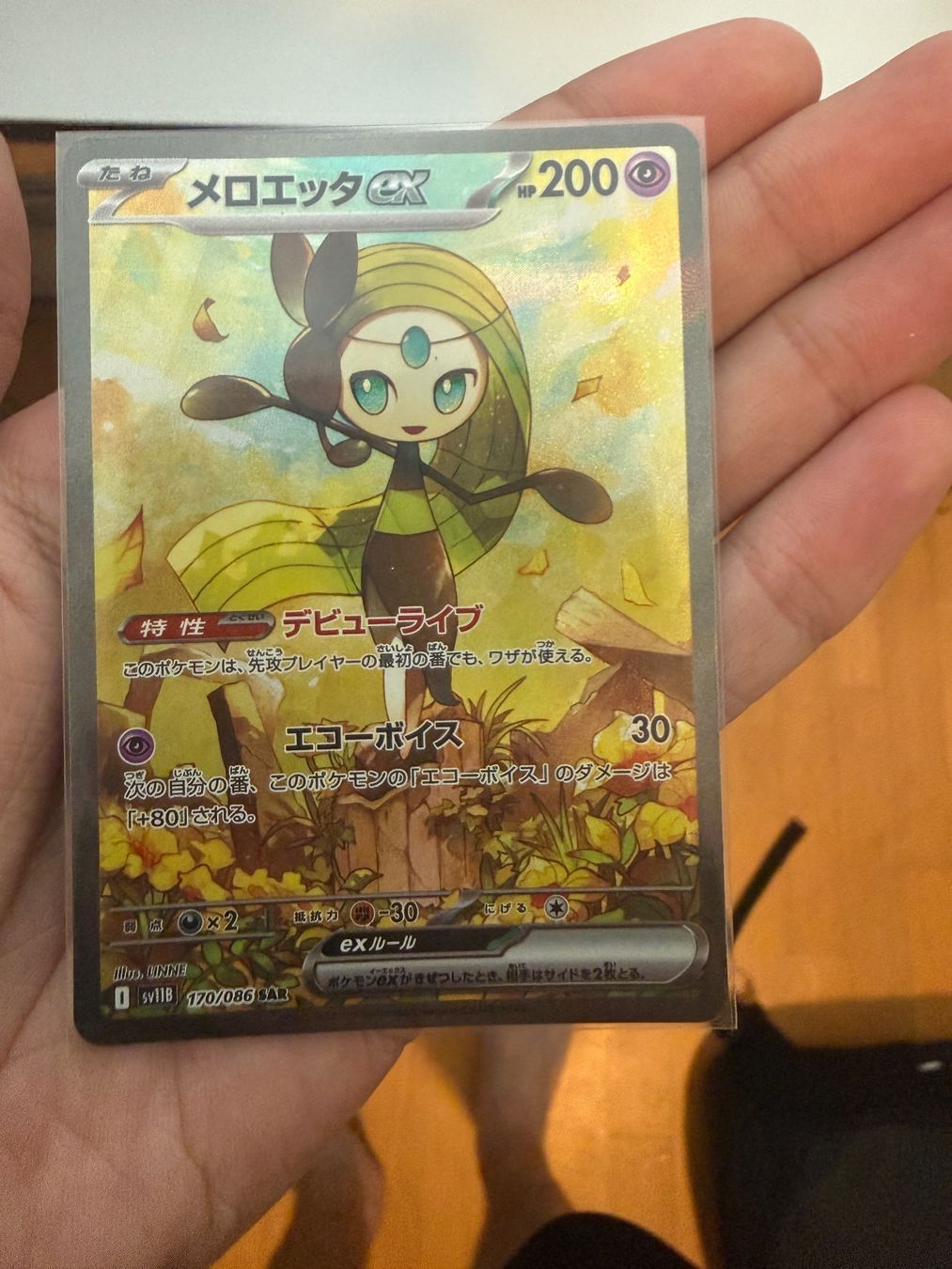 Pokémon Carte collezionabili: Meloetta ex #170 Black Bolt (jp) – Nuovo (secondo la descrizione) da Hünenberg See venduto da jos_d7d8