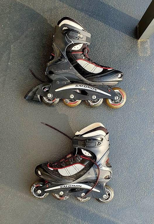 Salomon Inline-Skating & Rollschuhe: Rollers inline roller Salomon TR7 Carbon Energyser 42 – Gebraucht aus Erde von zakleblanc